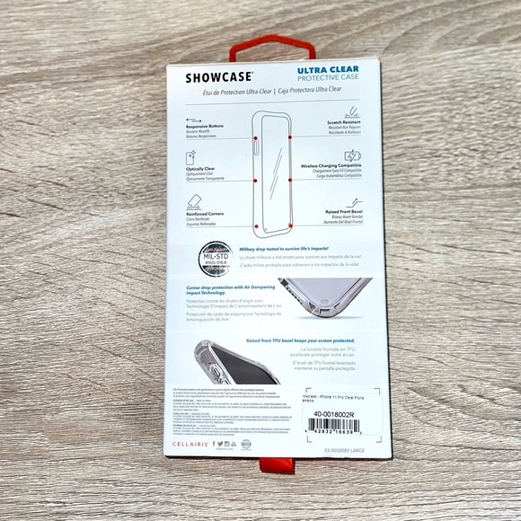 🖤BNIB - iPhone 11 Pro Floral Cellairis Ultra Clear Case - Picture 7 of 7